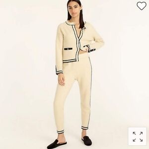 J. Crew Cream Track Pants & Joggers